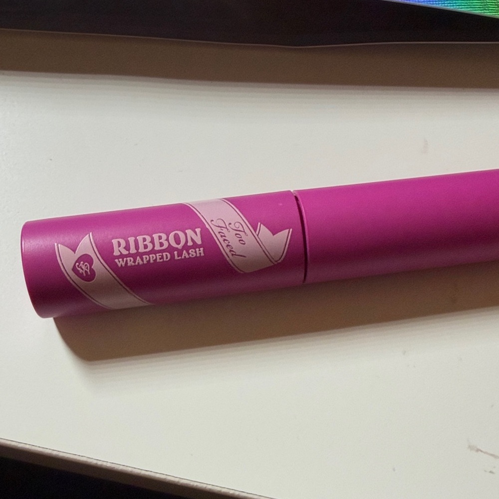 New mini Too Faced ribbon wrapped Mascara